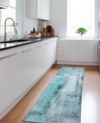 Chantille Machine Washable ACN537 2'3x7'6 Runner Area Rug