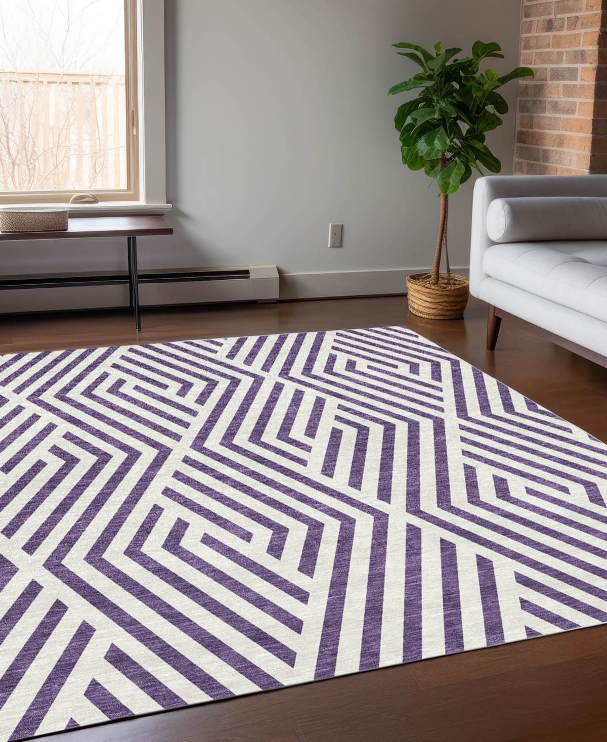 ADDISON CHANTILLE MACHINE WASHABLE ACN550 5'X7'6 AREA RUG