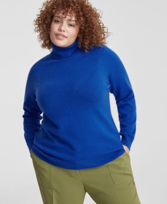 Plus Size Cashmere Turtleneck Sweater Created for Macy s