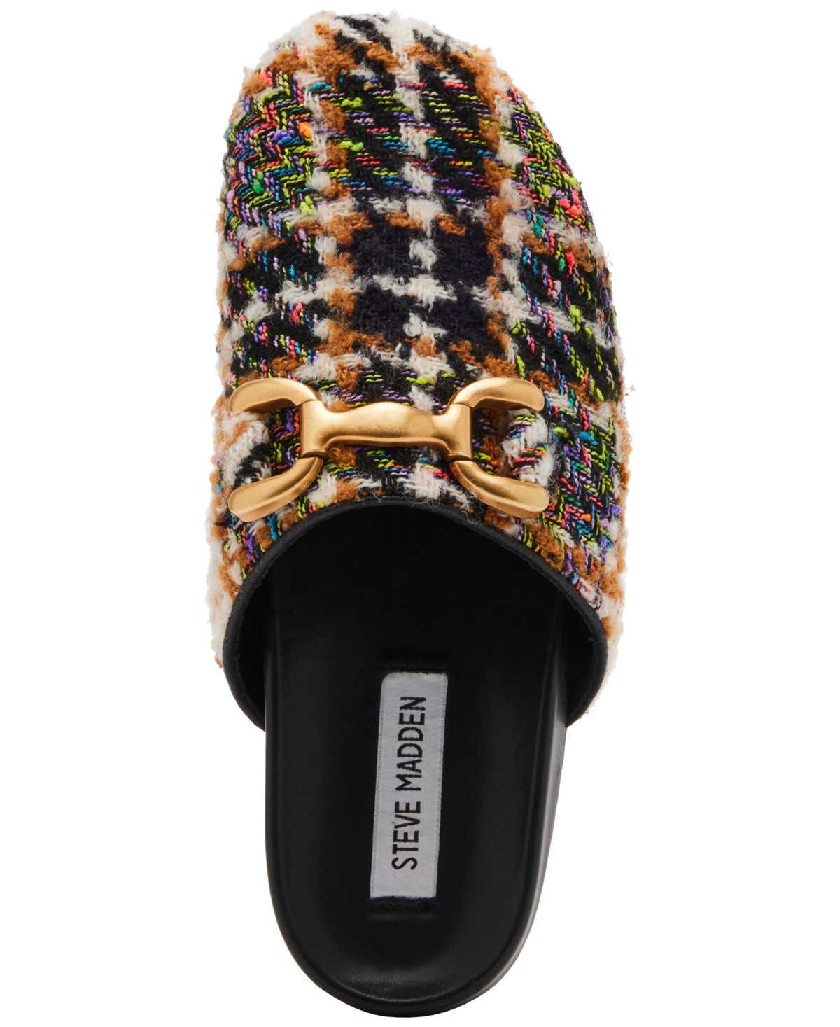 Steve Madden Women's Masin Slip-On Buckle Clog Flats