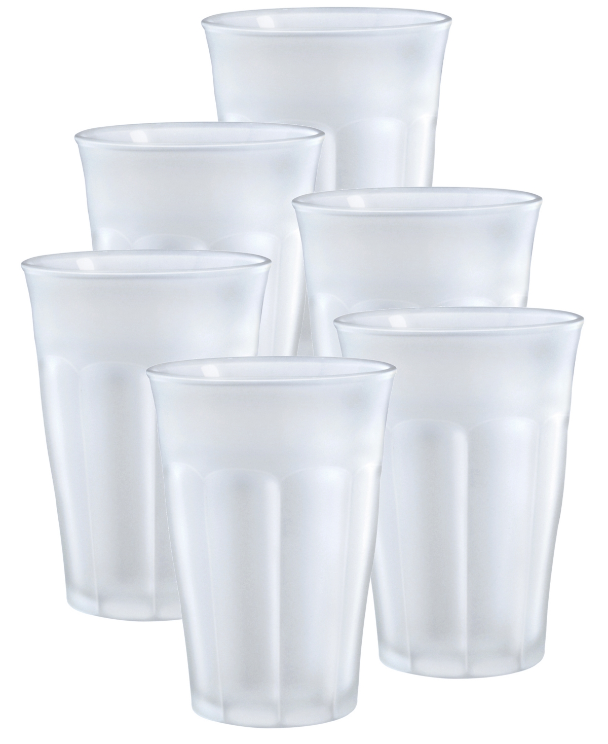 Shop Duralex Picardie Frosted Tumbler In Off-white