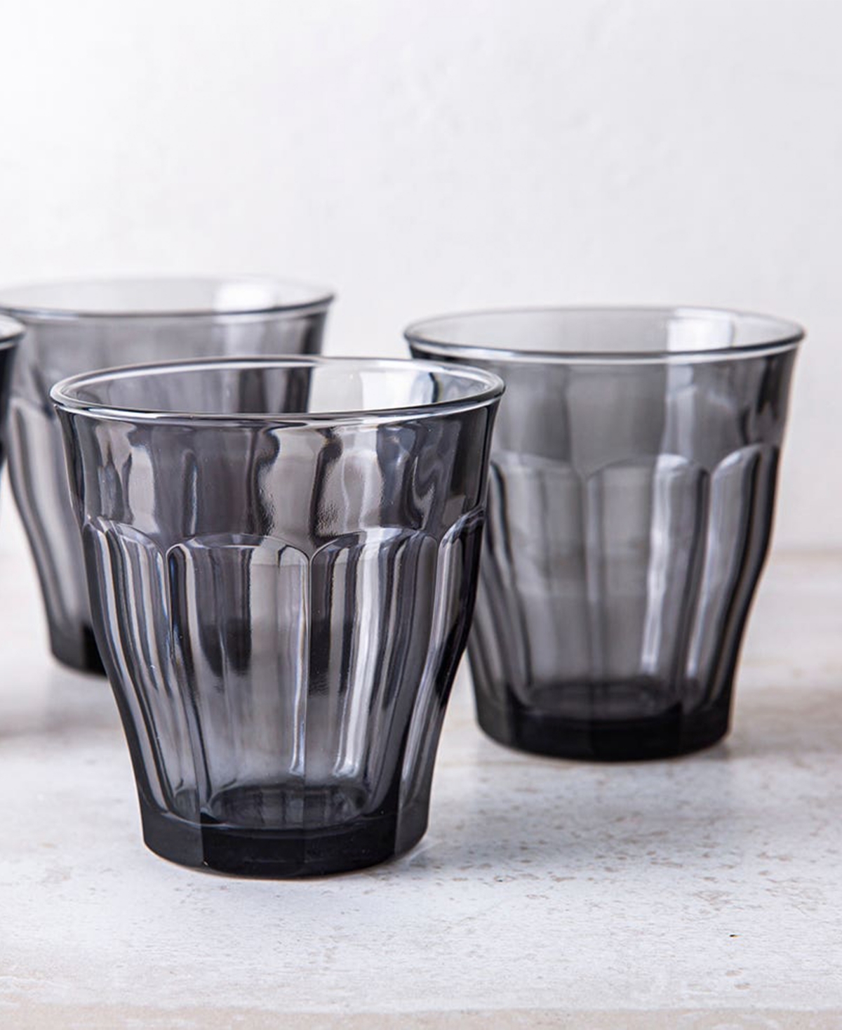 Shop Duralex Picardie Grey Tumbler -â 8 3/8 Oz.- Set Of 6 In Gray