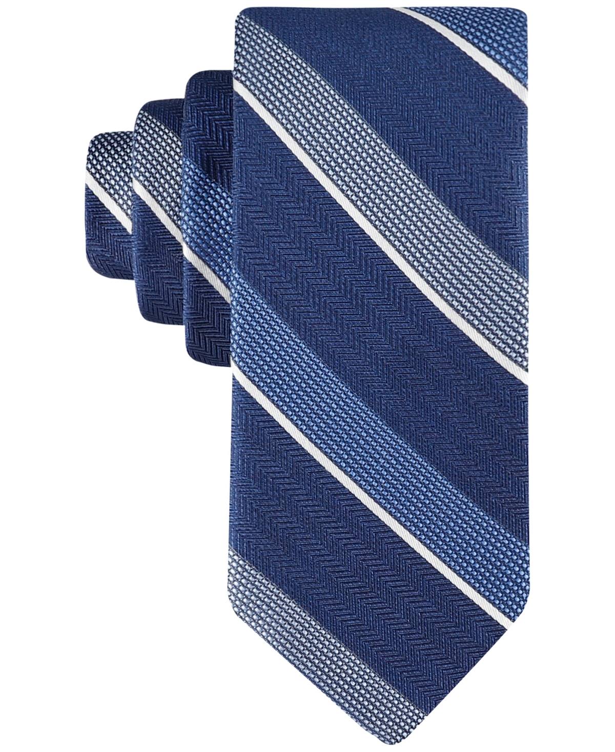 Men's Maeve Stripe Tie - Navy/blue