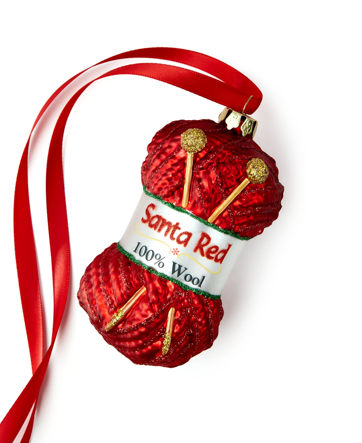 Holiday Lane All About You Ball of Red Yarn Ornament, Exclusively at Macy's