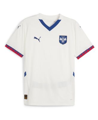 Men's White Serbia National Team 2024 Away Replica Jersey