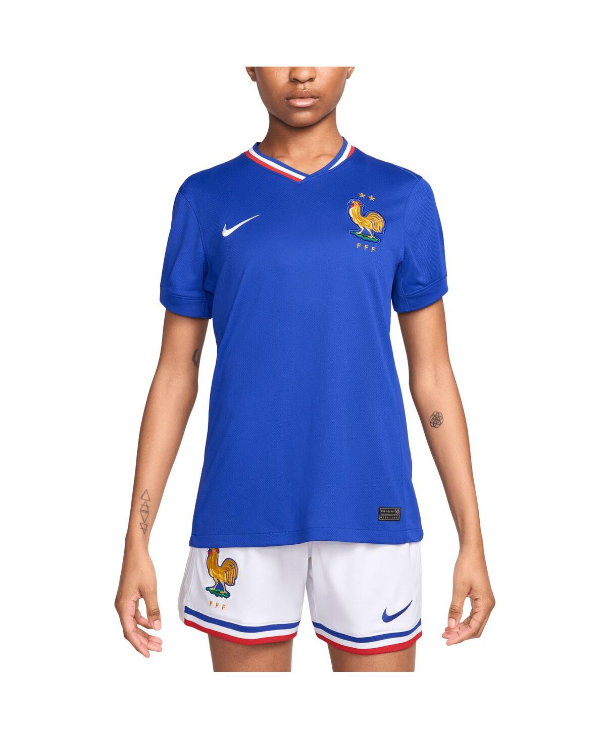 Nike Women's Blue France National Team 2024 Home Replica Blank Jersey -whi