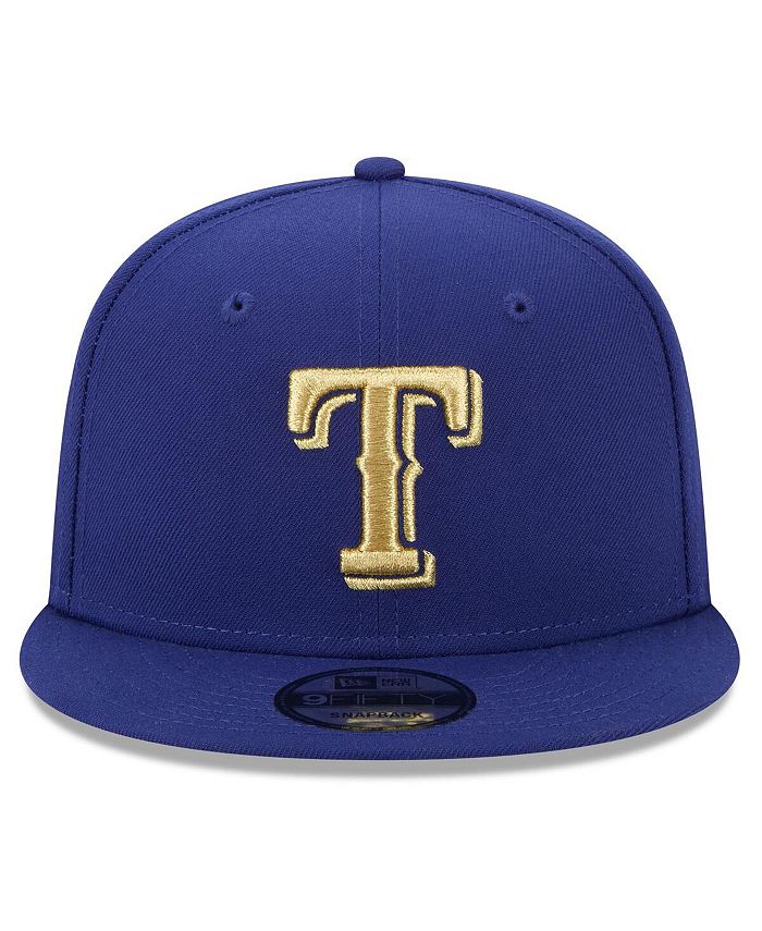 New Era Men's Royal Texas Rangers 2024 Gold Collection 9FIFTY Snapback ...