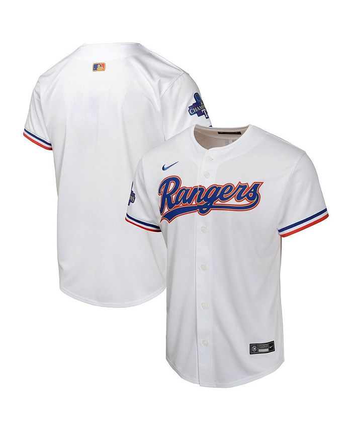 Outerstuff Nike Big Boys and Girls White Texas Rangers 2024 Gold ...