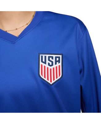 売れ筋商品|||ナイキ カットソー トップス レディース Women's Blue USMNT 2024 Away Replica Long Sleeve Jersey Blue Nike Women's Blue USMNT 2024 Away Replica Long Sleeve Jersey