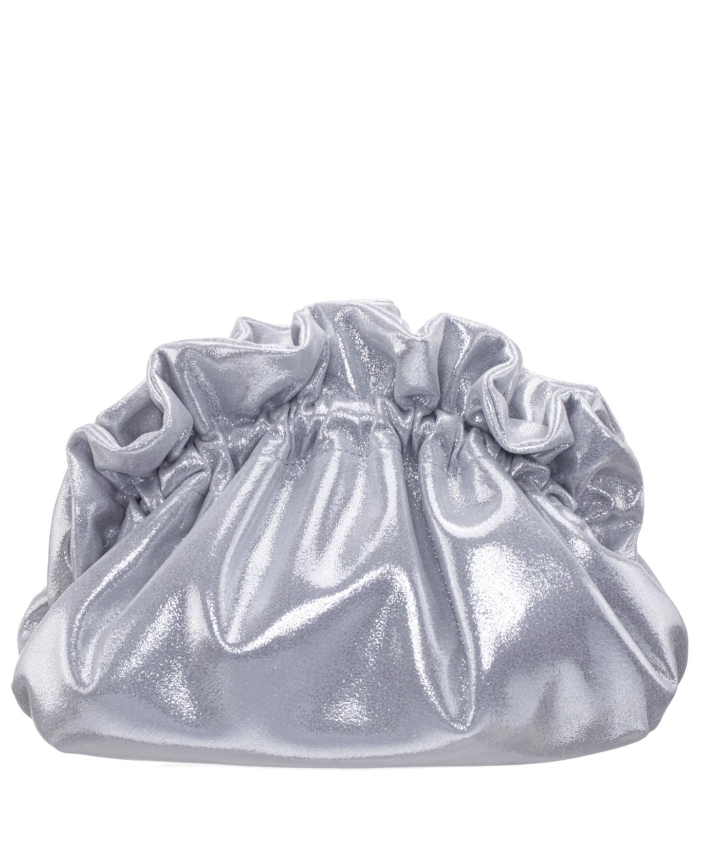 Женская сумка Nina Metallic Gathered Crossbody Pouch, цвет: True Sliver — фото 3