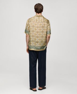 Men's 100% Linen Drawstring Pants