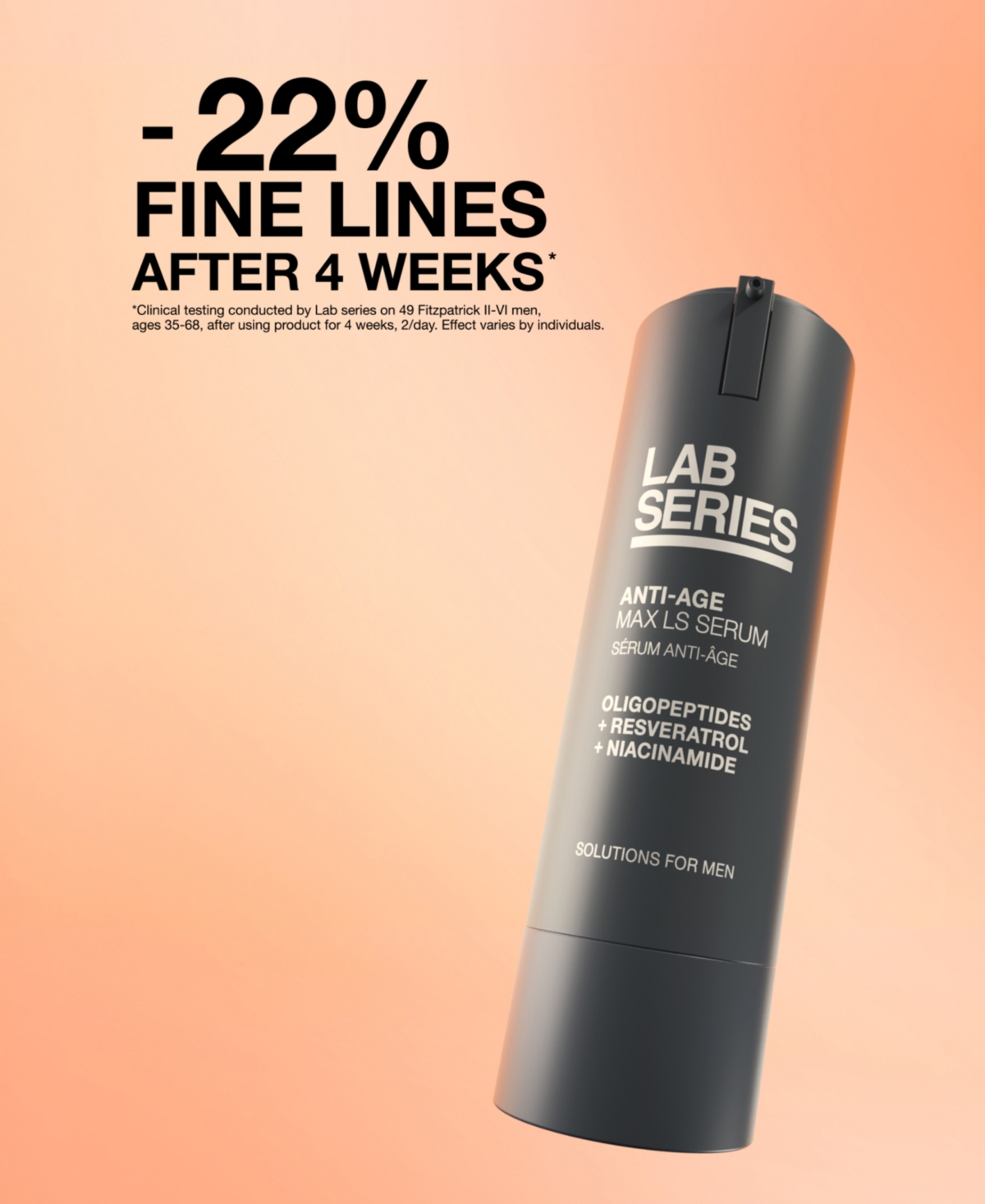 Lab Series Anti Age Max Ls Serum, 0.91 Oz. In No Color