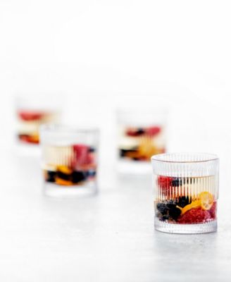 NoHo Double Old-Fashioned 9.85-oz. Glasses, Set of 4