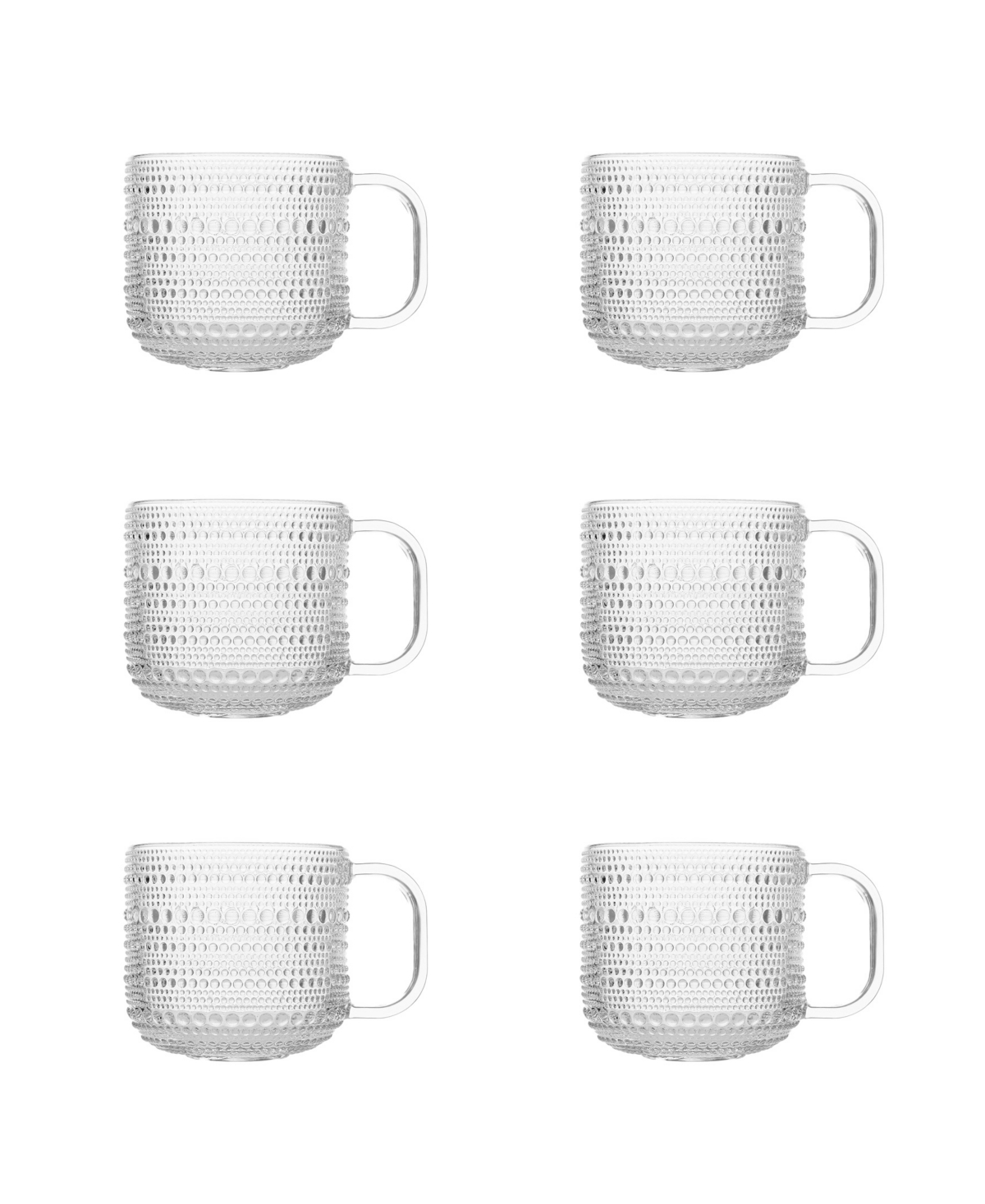 Shop Fortessa Jupiter Clear Coffee Cup 12oz, Set Of 6