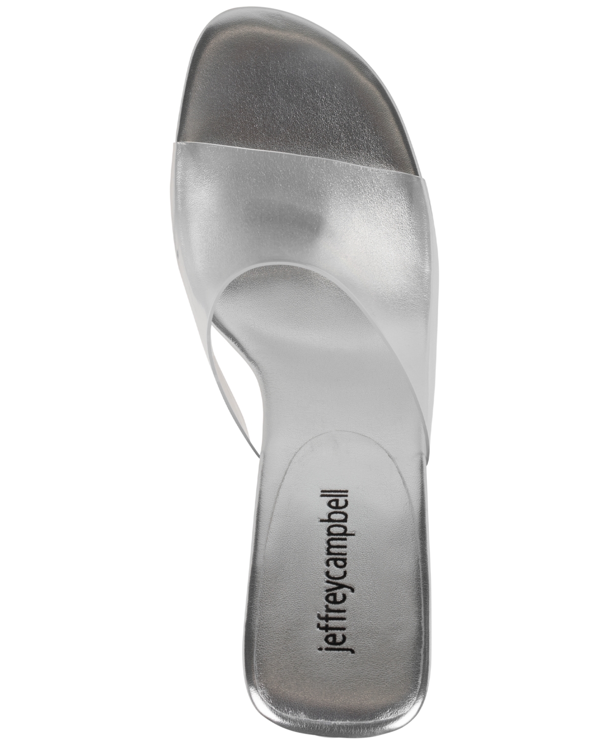 Jeffrey Campbell Conch Vinyl Novelty Dress Sandals -Clear