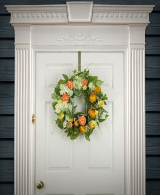 24 Lemons, Hydrangeas and Buttercups Wreath
