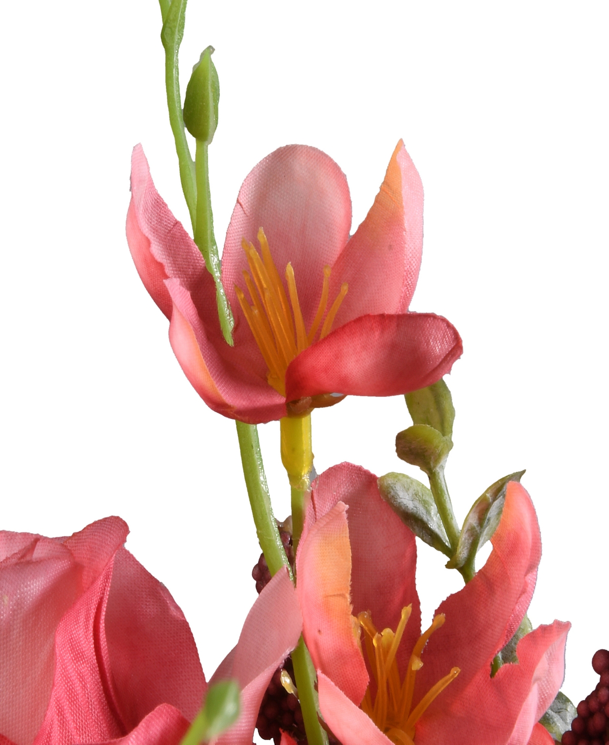 National Tree Company 19 Pink Rose Bundle In Pink