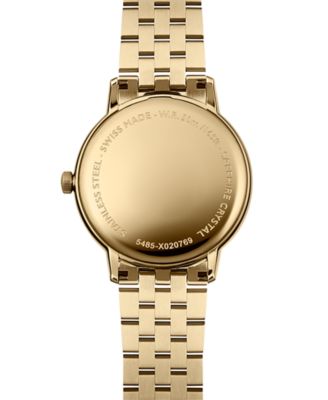 Women's Swiss Toccata Gold PVD Stainless Steel Bracelet Watch 39mm