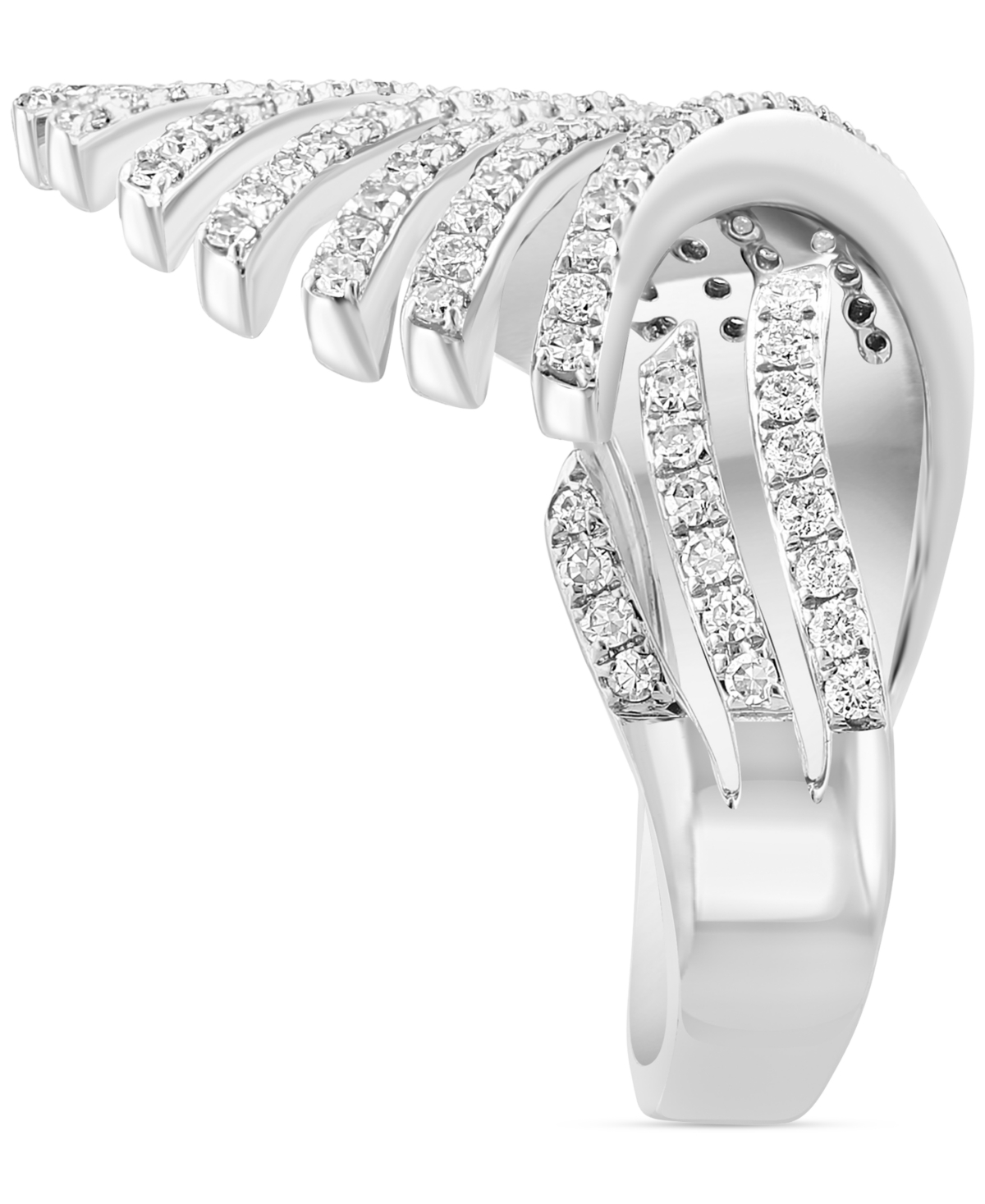 EFFY COLLECTION EFFY DIAMOND FAN STYLE BYPASS RING (5/8 CT. T.W.) IN 14K WHITE GOLD 