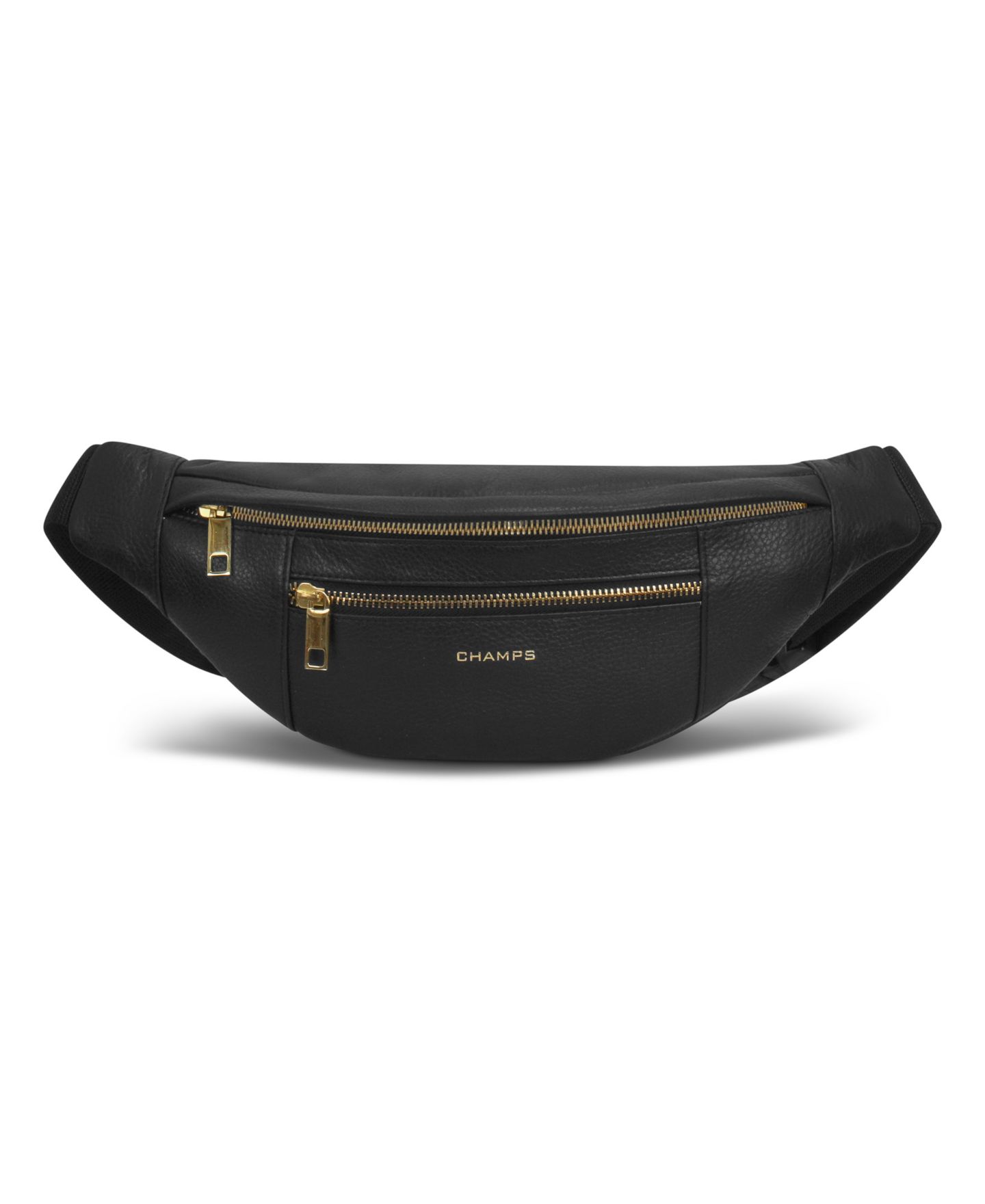 Сумки CHAMPS Leather Waist-Pack, цвет: Чёрный — фото 3