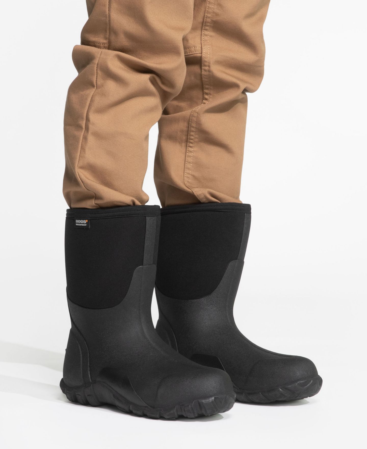 Мужские ботинки BOGS Classic Mid Boot, цвет: Чёрный — фото 9