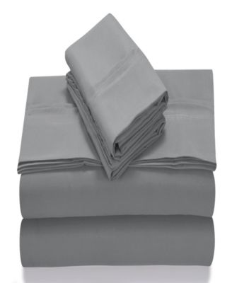 Super Soft Solid Easy-Care Extra Deep Pocket Sheet Sheet Set, King