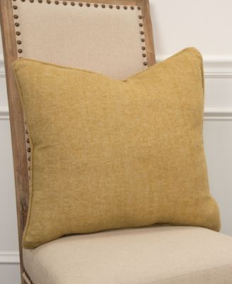 CLOSEOUT! Solid Polyester Filled Decorative Pillow, 20" x 20"
