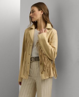 Lauren Ralph Lauren - Women's Leather Shirt Jacket