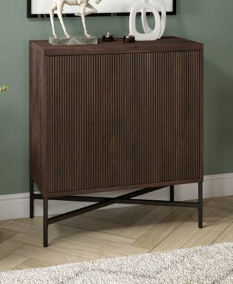 Brighton 28" Wide Rectangular Accent Cabinet in Alder Brown