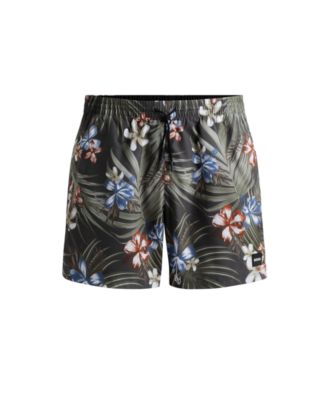 Men's Printed Quick-Drying Swim Shorts