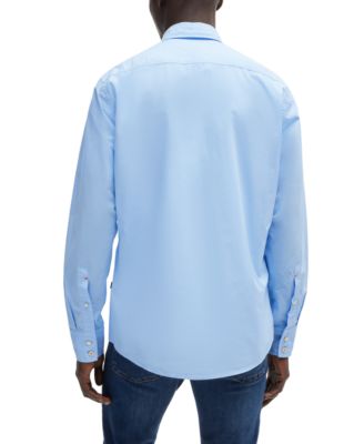 Men's Kent Collar Regular-Fit Dress Shirt