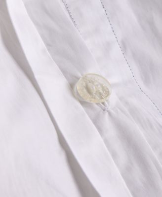 SFERRA Estate Woven Cotton Duvet Cover, Twin