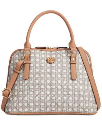 Giani Bernini Caning Dome Satchel, Created for Macy's - Macy's