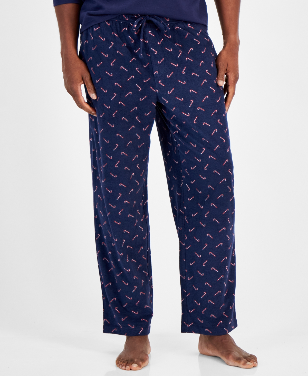 Men's Fleece Pajama Pants, Created for Macy's - Blue