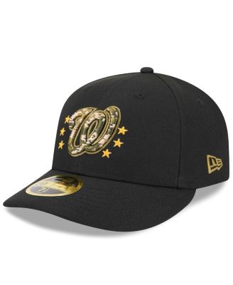 Men's Black Washington Nationals 2024 Armed Forces Day Low Profile 59FIFTY Fitted Hat