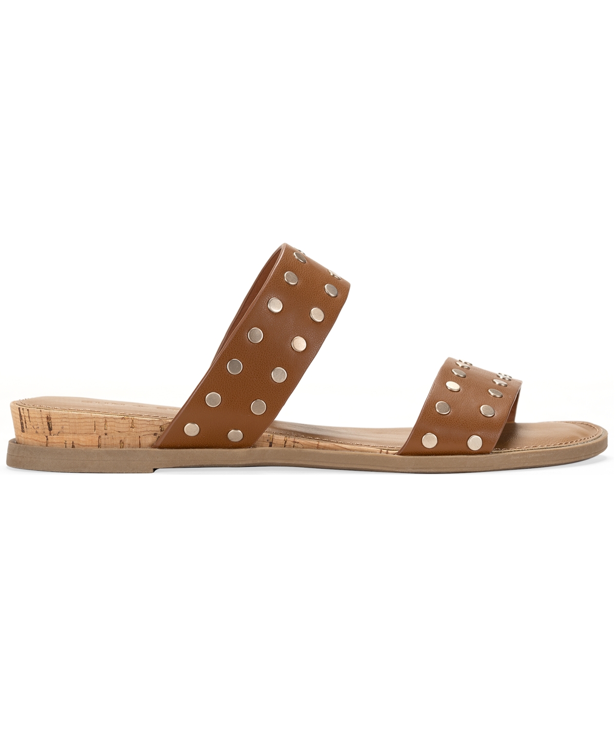 Sun + Stone Women's Easten Double Band Slide Flat Sandals, Created for Macy's