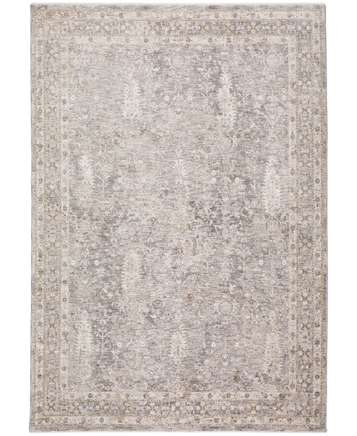 Shop Dalyn Cyprus Cy7 3'x5' Area Rug In Beige,moss