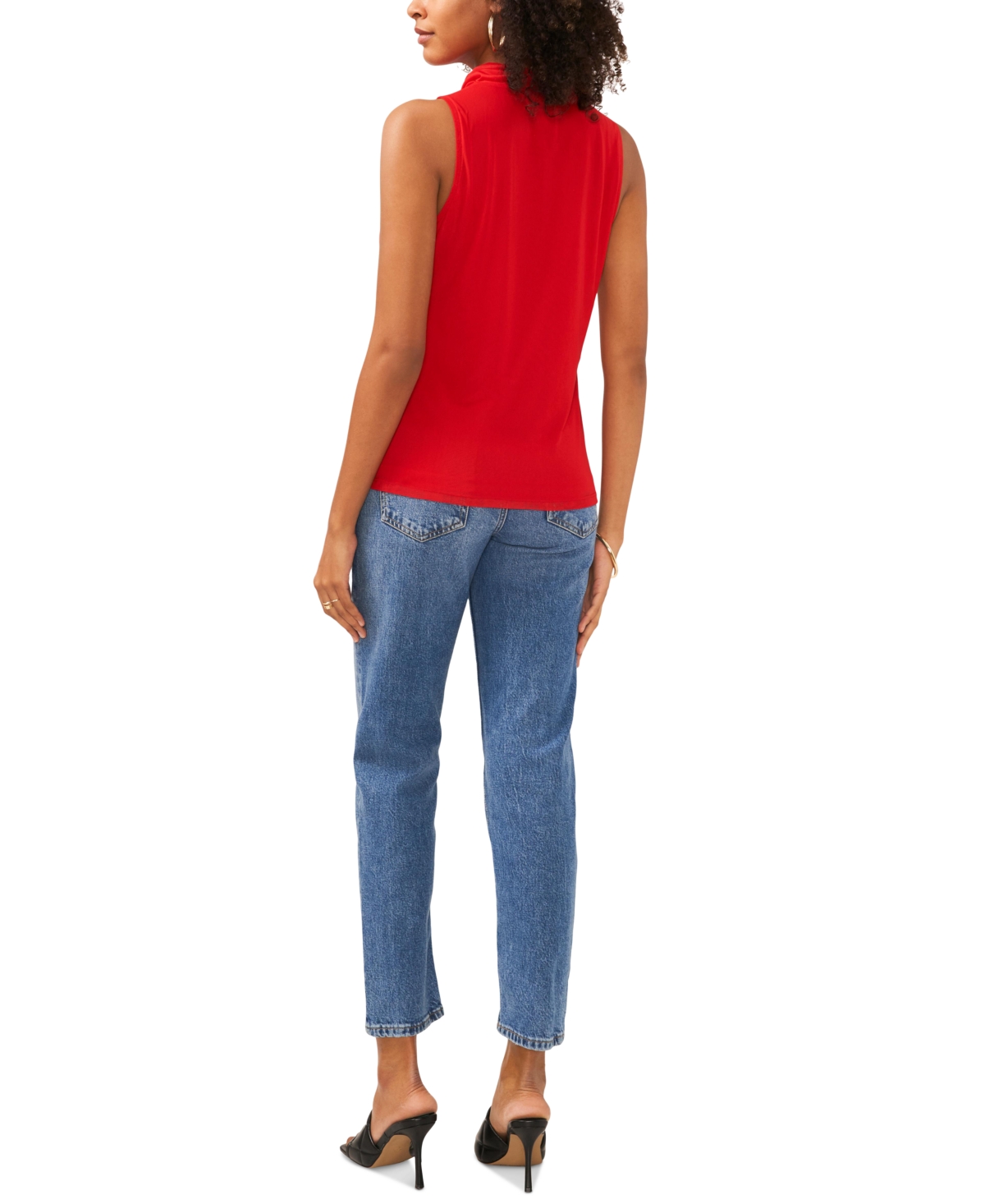 Vince Camuto Women's Sleeveless Mock-Neck Top