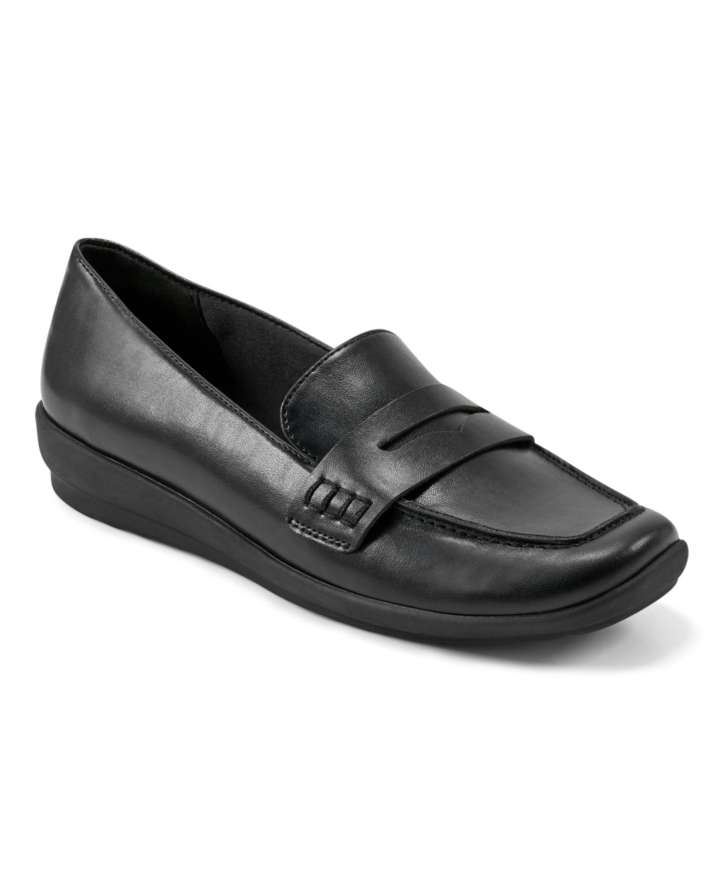 Женские туфли Easy Spirit Aerilyn Slip-On Penny, цвет: Чёрный — фото 1