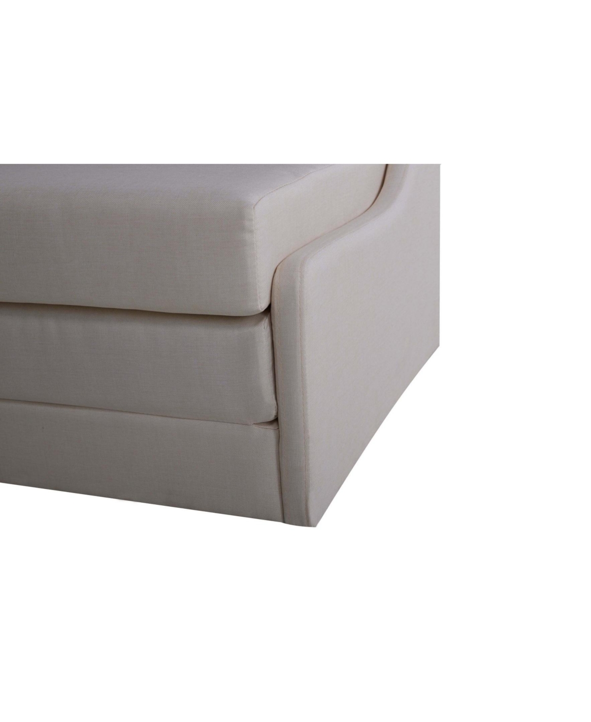 Shop Gold Sparrow Avery 45.6" Fabric Convertible Loveseat Sleeper, Created For Macy's In Ivory