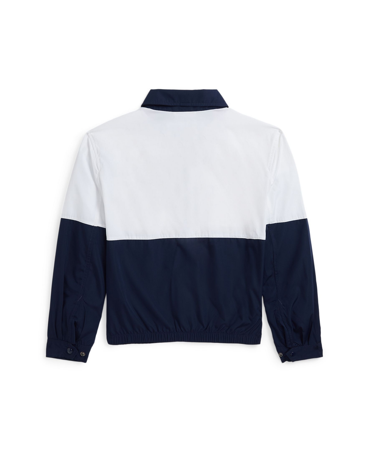 Shop Polo Ralph Lauren Big Boys Bayport Nautical Water-resistant Jacket In Newport Navy,white