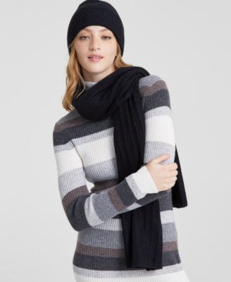 100% Cashmere Cuffed Beanie, Created for Macys