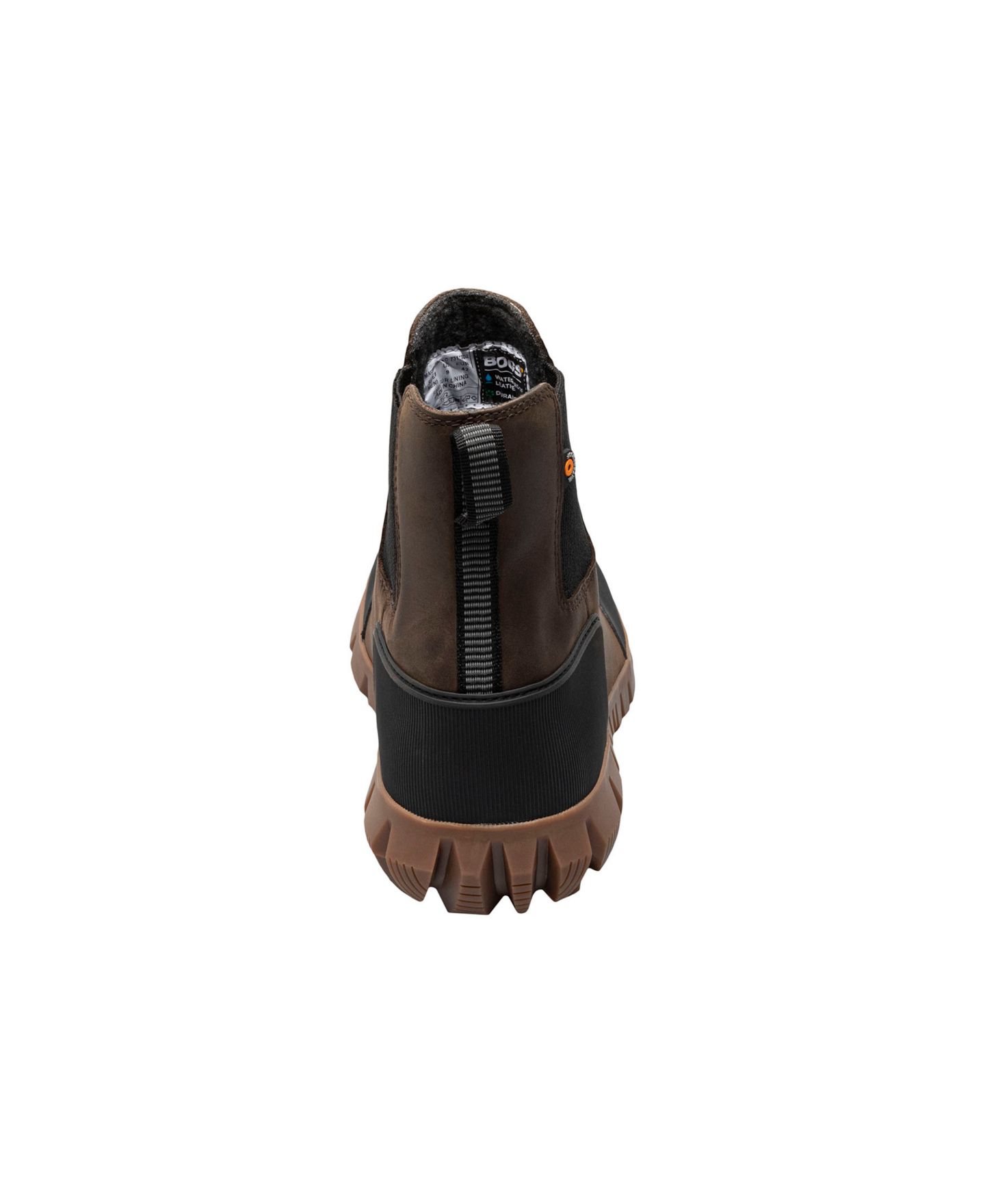 Мужские ботинки BOGS Arcata Urban Leather Slip-Resistant Chelsea, цвет: Чёрный — фото 11