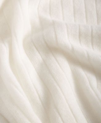 Ribbed 100% Cashmere Scarf, Created for Macy's