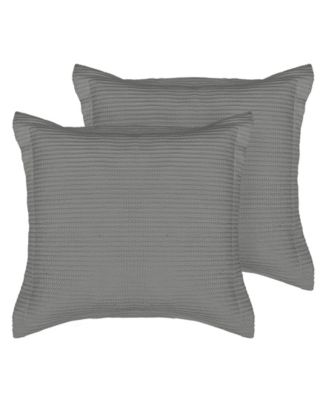 Cloud Waffle 2-Pc. Sham Set, European