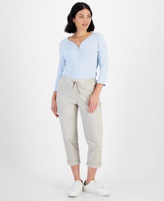 Style & Co Women's Pull On Cuffed Pants, Created for Macy's - Macy's