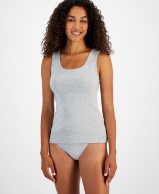 Women's Cotton Pointelle Tank Top
