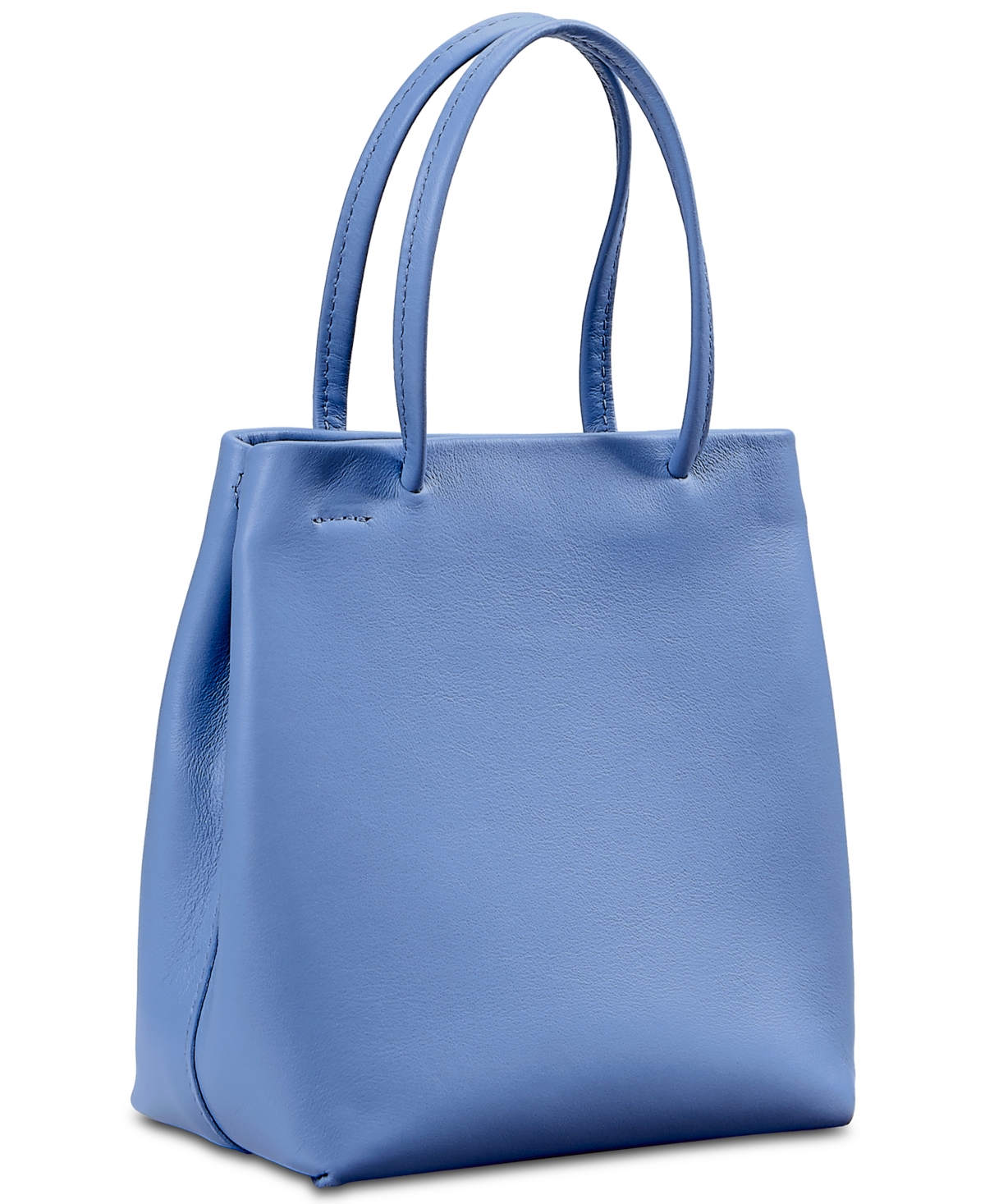 Shop Gigi New York Sydney Mini Leather Shopper Bag In French Blue