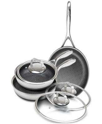 DiamondClad by 6-Pc. Hybrid Nonstick Frying Pan Set