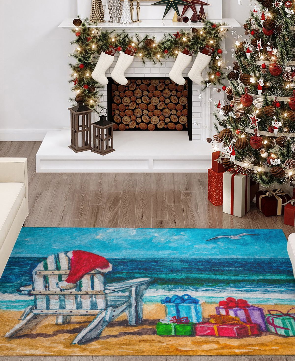 Shop Dalyn Wonderland Wn9 5'x7'6 Area Rug In Ocean